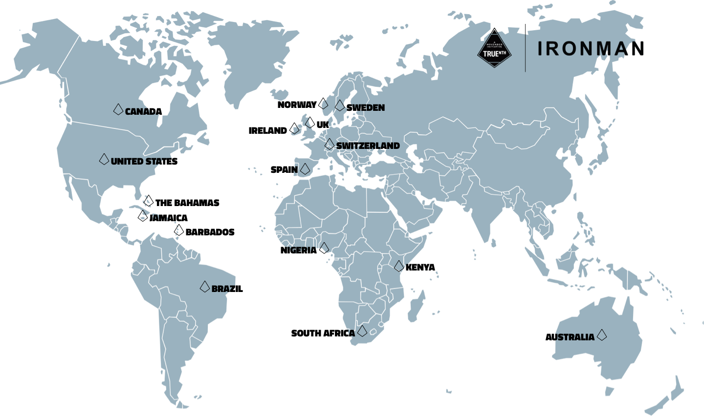 Ironman World Map